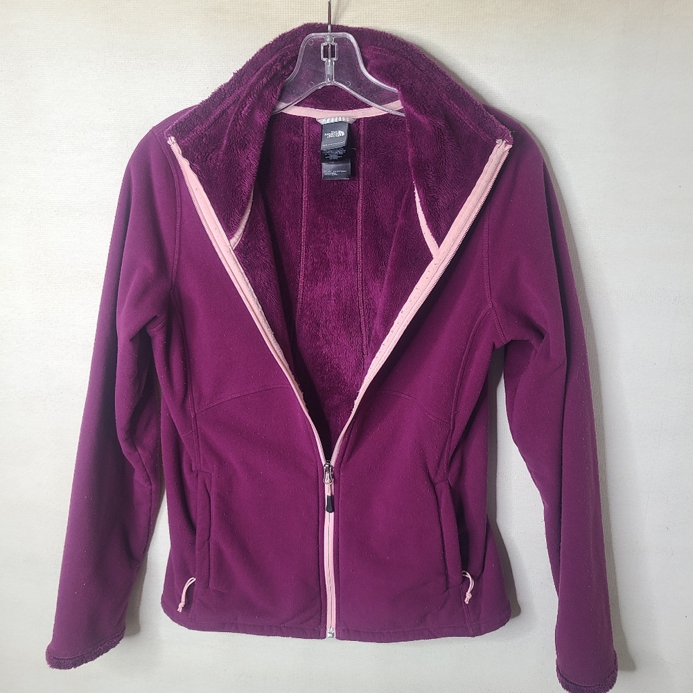 The North Face Womens S Purple Pink Full Zip Fleece Jacket Gorpcore - Picture 6 of 10